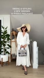 Instagram post by @trendenvy for Few Moda. Caption reads: [...] probably wear this until I pop! lol....