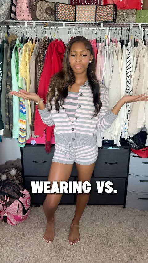Instagram post by @itshaileystarr_ for Edikted. Caption reads: [...] Vs. Styling!! “HAILEYS10” for 10% @edikted....