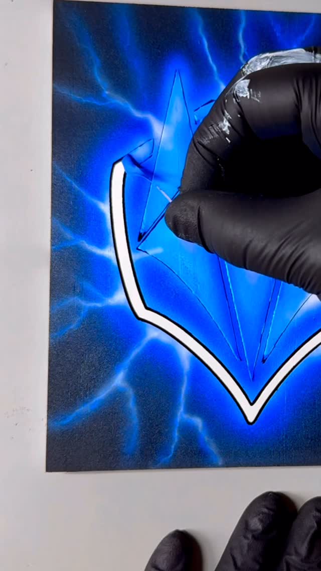 Instagram post by @foxhousewoodwork for Macfoxbike. Caption reads: Satisfying paint @macfoxbike logo and e-bike is....