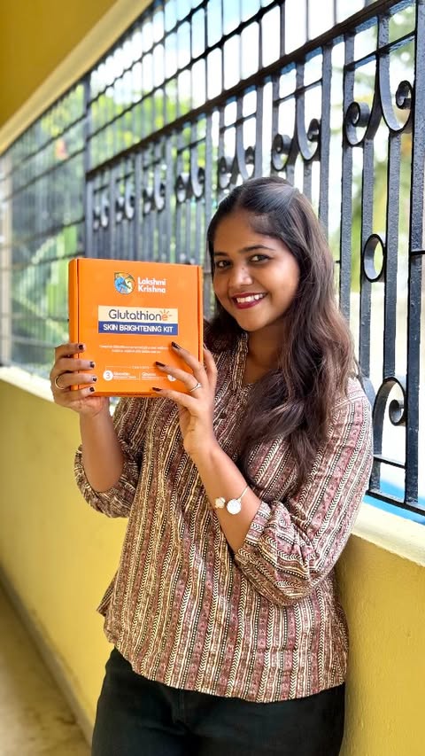Instagram post by @shashu_67_official for Lakshmikrishna Naturals. Caption reads: [...] you the direct website link! 🔗....