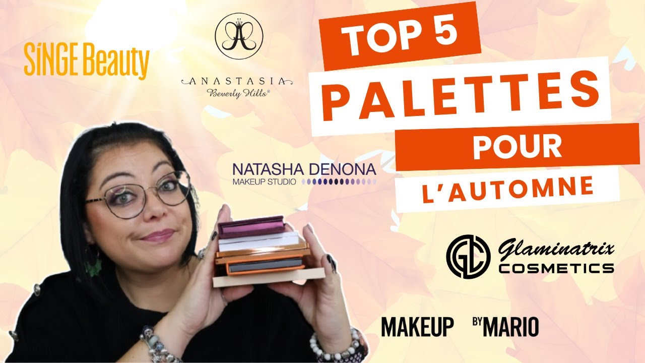 YouTube post by @AudreyINHO for Madam Glam. Caption reads: You're going to LOVE these palettes for fall 2025!....