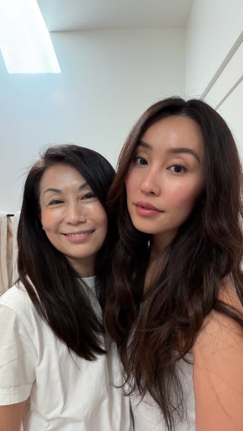 Instagram post by @oliviasui for BELLAMI Hair®. Caption reads: [...] first time and honestly we love it....
