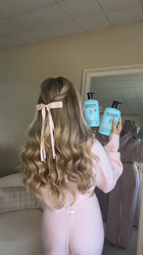 Instagram post by @solarpowered_blonde for California Naturals. Caption reads: [...] for another non-toxic line from....