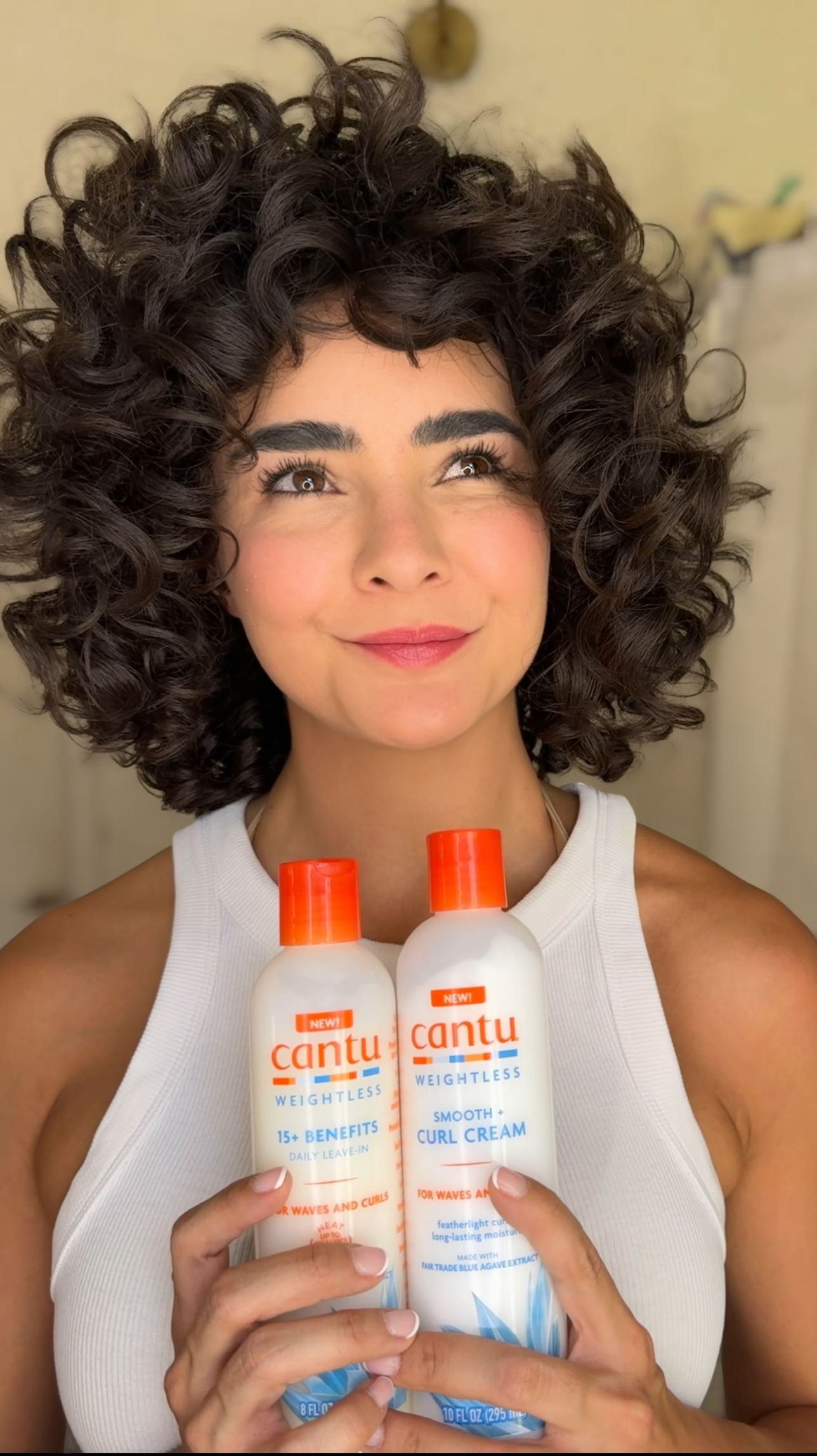 Instagram post by @a_lumina for Cantu Beauty. Caption reads: ✨¡NOS ESCUCHARON!✨Gente Linda, es de mi total....