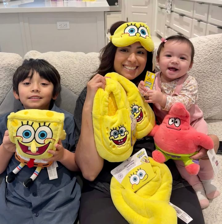 Instagram post by @simply_haydeee for Warmies. Caption reads: [...] for soothing snuggles!🫧🪼💖 Thank you....