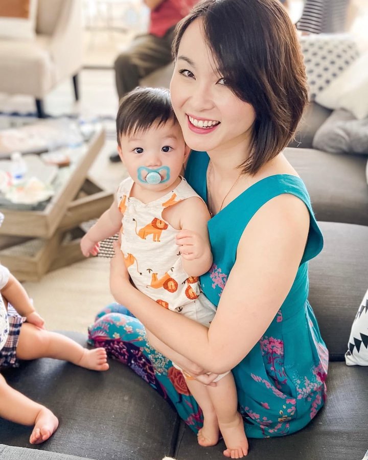 Instagram post by @dzeyemd for The Bump. Caption reads: My biggest wish for @baby.attie was for him to be....