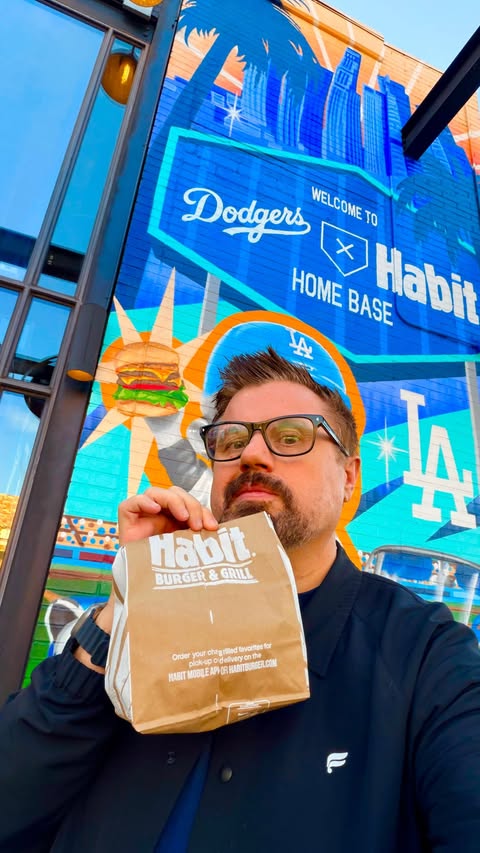 Instagram post by @menace for The Habit Burger Grill. Caption reads: Don’t forget we are doing another watch party....