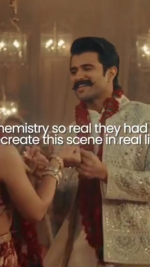 Instagram post by @motive.vibes for Manyavar. Caption reads: Chemistry is so goated 😍💯 @manyavar #Manyavar....