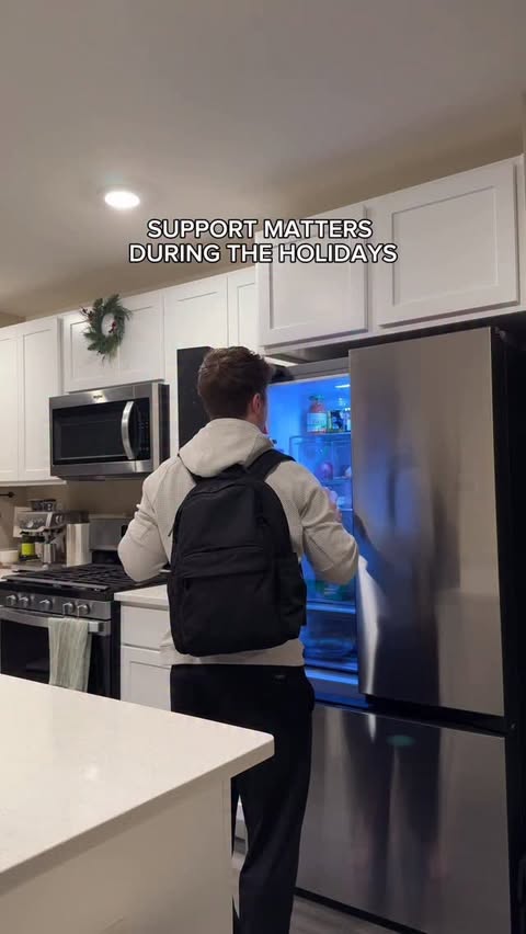 Instagram post by @micah.hescott for Talkspace. Caption reads: Let’s take that first step....