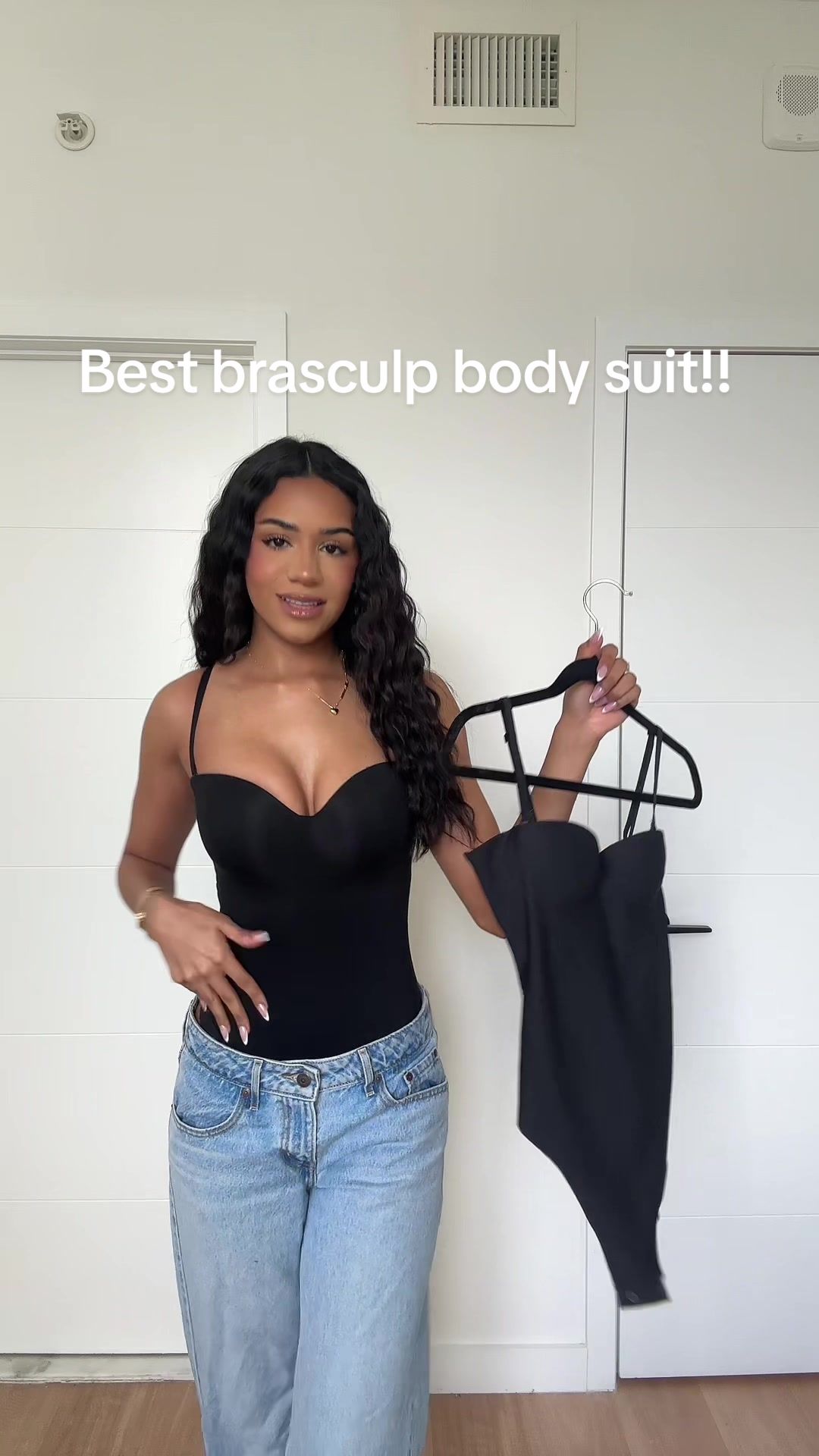TikTok post by @geminijayden for She’s Waisted. Caption reads: My fav top to date!! @She’s Waisted #bodysuit....