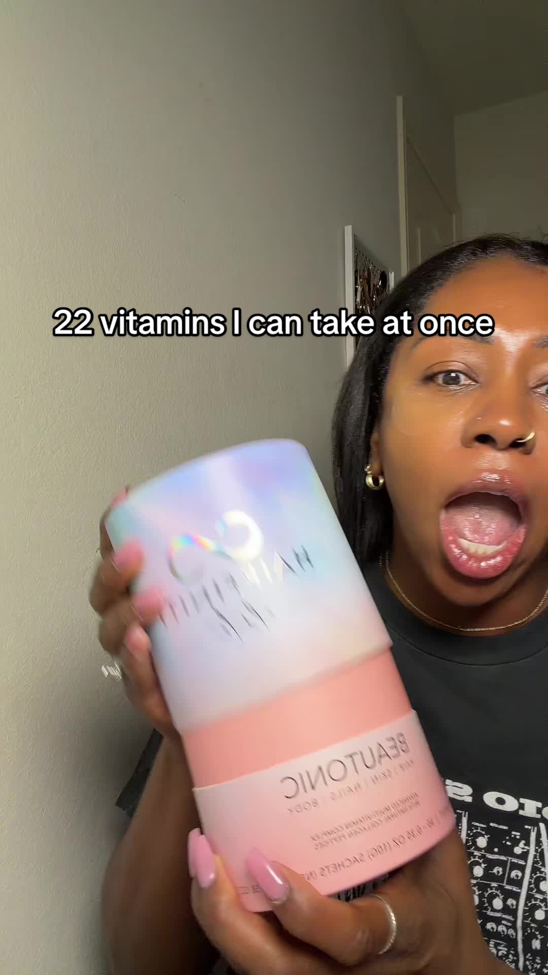 TikTok post by @mattyyork0 for Hairfinity. Caption reads: [...] essentials for the best version of me....