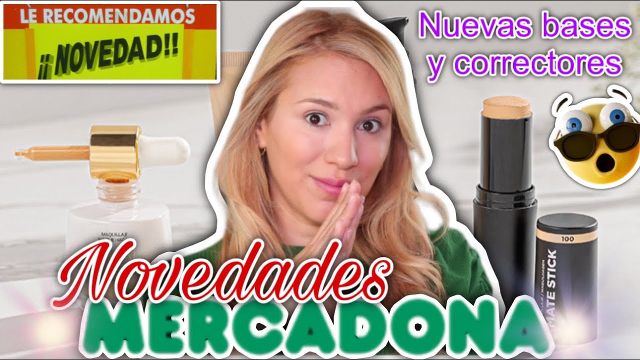 YouTube post by @loveformakeup00 for VESIICA. Caption reads: 💥MERCADONA NEWS!! New foundations and concealers!....