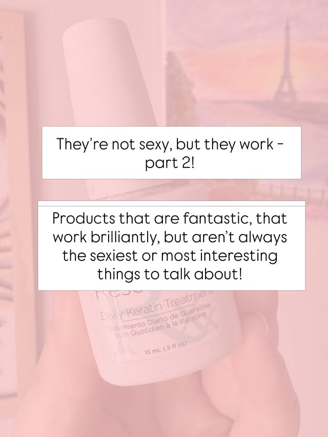 Instagram post by @lovelygirlybits for IMAGE Skincare. Caption reads: [...] recommend! Products mentioned:....