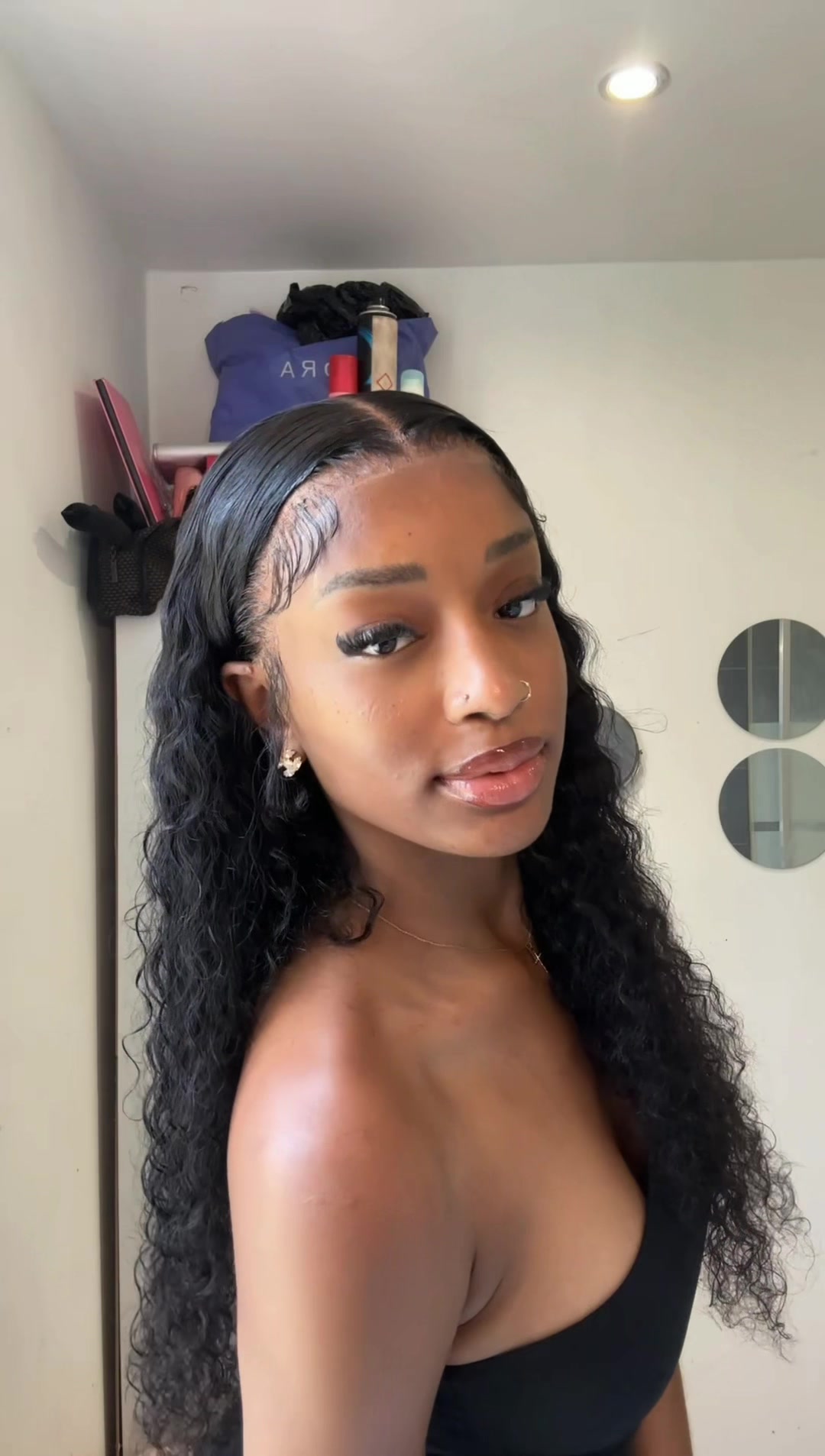 TikTok post by @preciousezh for Idoli Hair. Caption reads: Go and take yours @Idoli Hair 😍 30 inches 😍....
