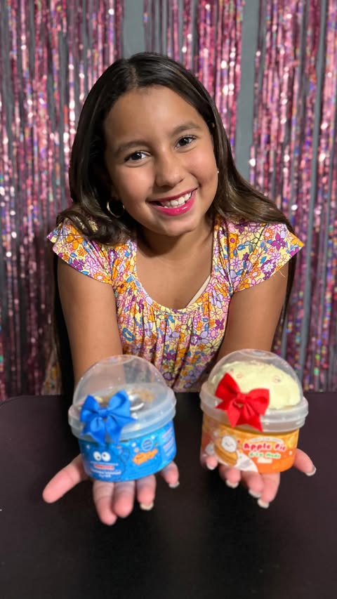 Instagram post by @the_fabulous_angelique for Kawaii Slime Company. Caption reads: [...] #slimetutorial #slimeasmr #kawaii....