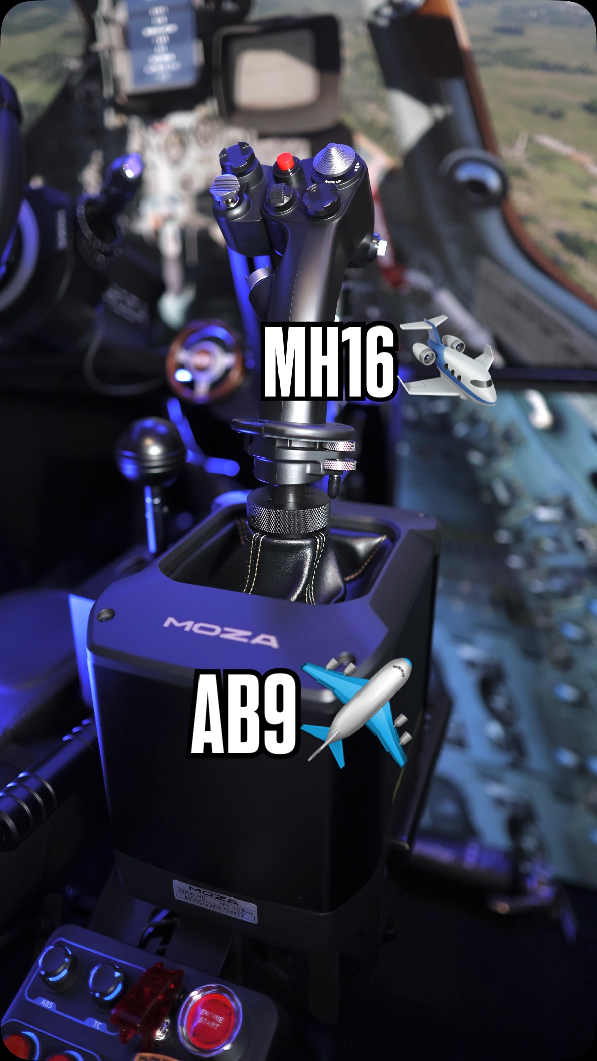 Instagram post by @uni_truck for MOZA Racing. Caption reads: [...] are insane!! @moza_racing_official....