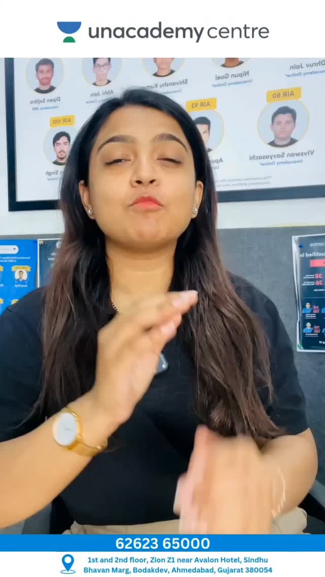 Instagram post by @modasaaravalliadvertisement for Unacademy. Caption reads: [...] information, ☎️ 6262 365 000 Or Visit....