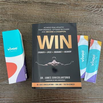 Instagram post by @drjamesdinic for Vivoo. Caption reads: [...] that I will be doing a giveaway with....