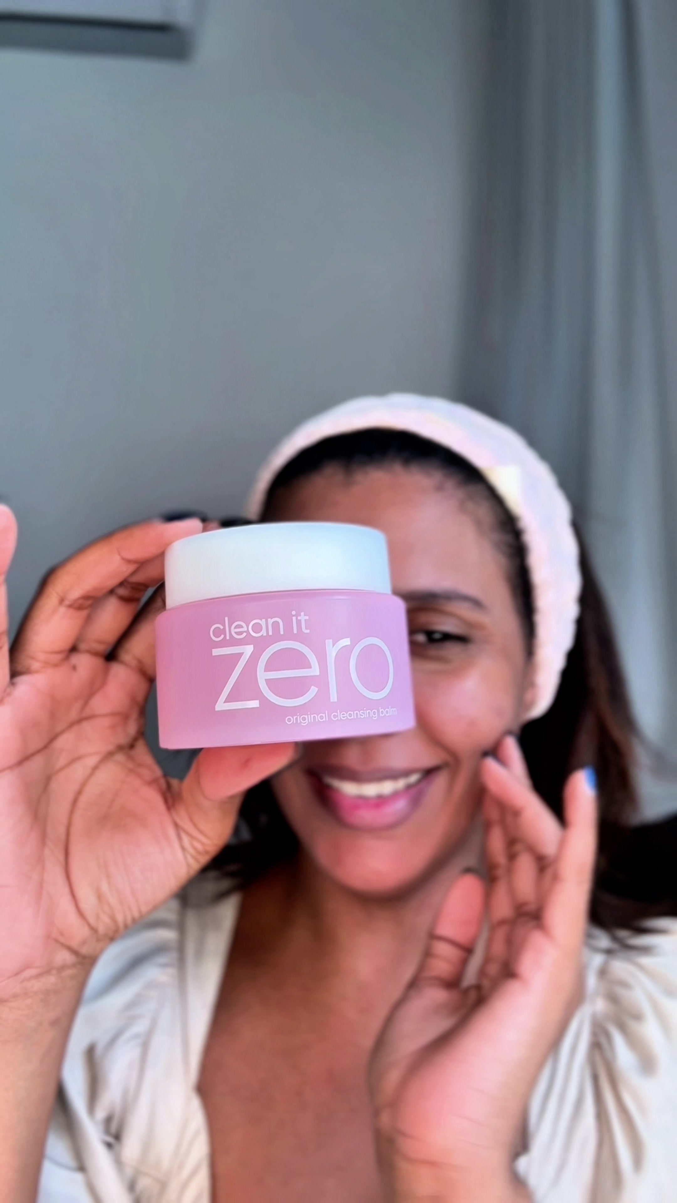 TikTok post by @afrolaciard for Picky. Caption reads: It Zero Original cleansing balm 💗✨ It melts....