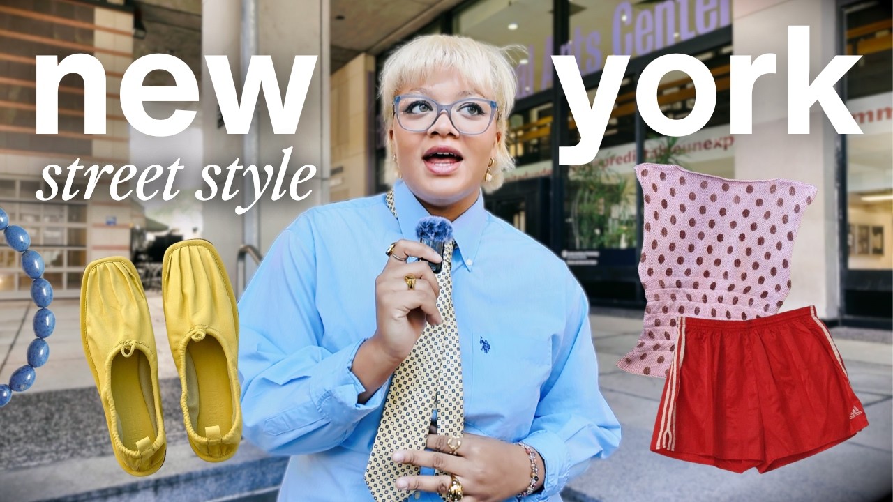 YouTube post by @maiazine for Vivaia. Caption reads: What NYC Fashion Students are Wearing 2025.
