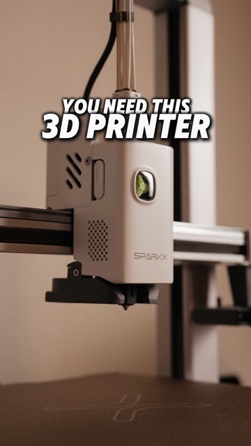 Instagram post by @deanwethers for Creality. Caption reads: [...] starts here.

The SPARKX i7 from Creality....