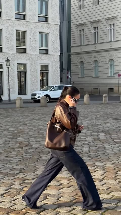 Instagram post by @desifare for Longchamp. Caption reads: [...] Sachs of my own life. on the go with....