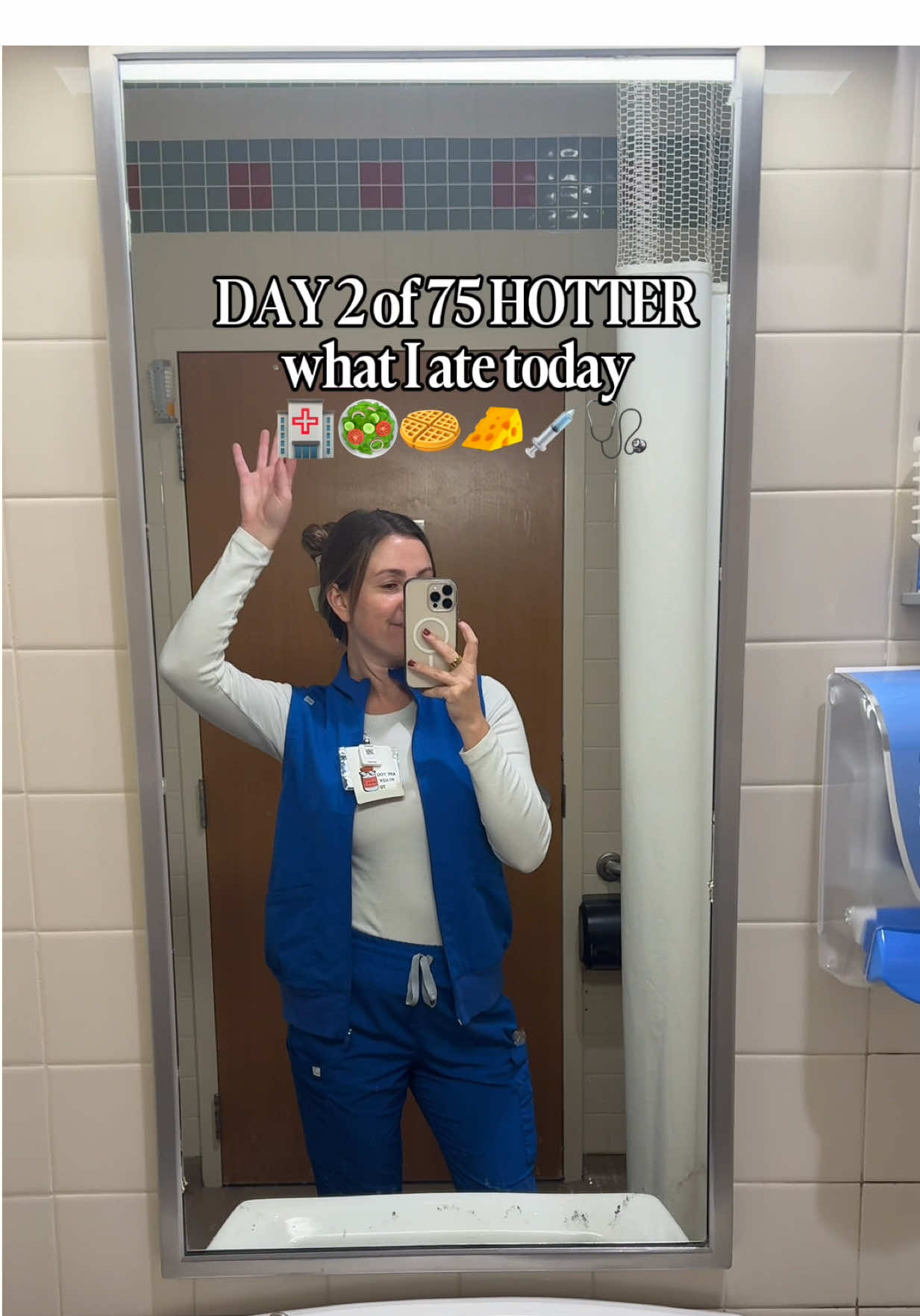 TikTok post by @_lifeofkyleigh for Amylu Foods. Caption reads: Back with another what I eat in a day on day 2 of....