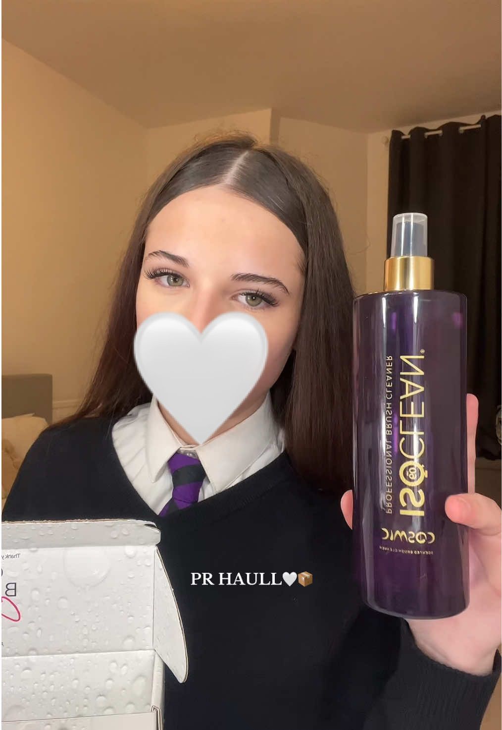 TikTok post by @caprimiddletonx for ISOCLEAN. Caption reads: thank you🫶🏼 @ISOCLEAN @SleepSeal #prhaul #pr....