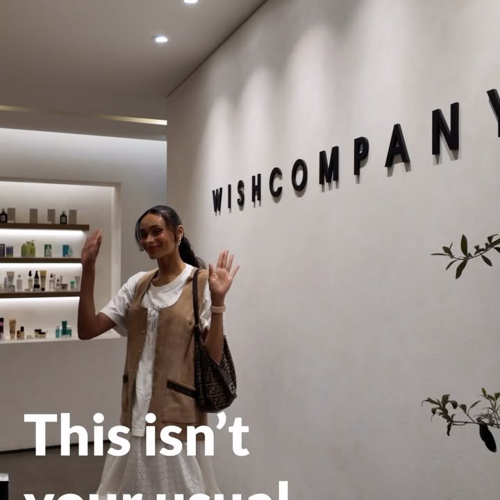 Instagram post by @_aisha_ba_ for Wishtrend. Caption reads: This isn’t just skincare I love - it’s skincare....