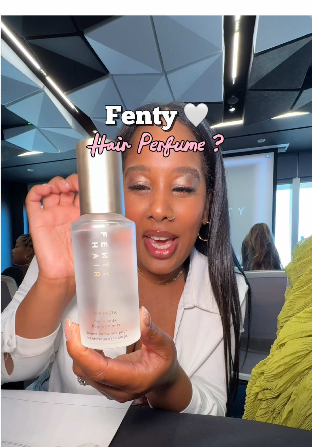 TikTok post by @danimomlifenj for FENTY SKIN. Caption reads: @Fenty Beauty @Fenty Skin @Fenty Hair....