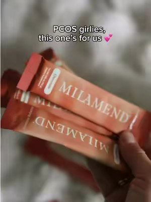 TikTok post by @lov0is for Milamend. Caption reads: [...] 💗Love the convenient stick packs! @Milamend....
