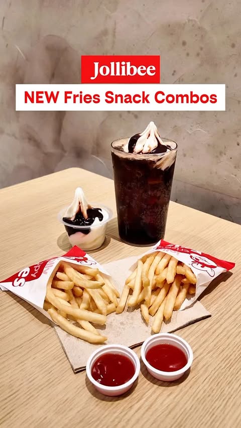 Instagram post by @mrsangelsky for Jollibee. Caption reads: Summer cravings solved with @jollibee NEW....