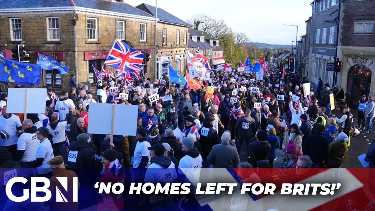 YouTube post by @GBNewsOnline for ExpressVPN. Caption reads: 'DISGUSTING!' | Government to prioritise illegal....