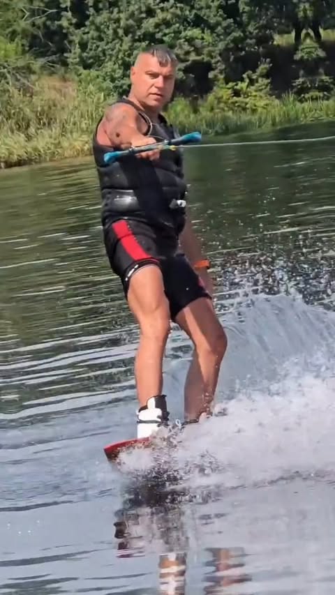 Instagram post by @_surfman for Liquid Force. Caption reads: Wakeboarding @jetpilotcompany @liquidforcewake....