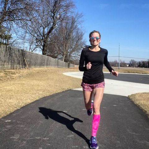 Instagram post by @indianarunnergirl for Drink ZYN. Caption reads: That “Ahhhhh 🥰” feeling when everything clicks on....