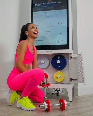 Instagram post by @kianaaakaye for TEMPO. Caption reads: [...] get my fitness back and partnered with....