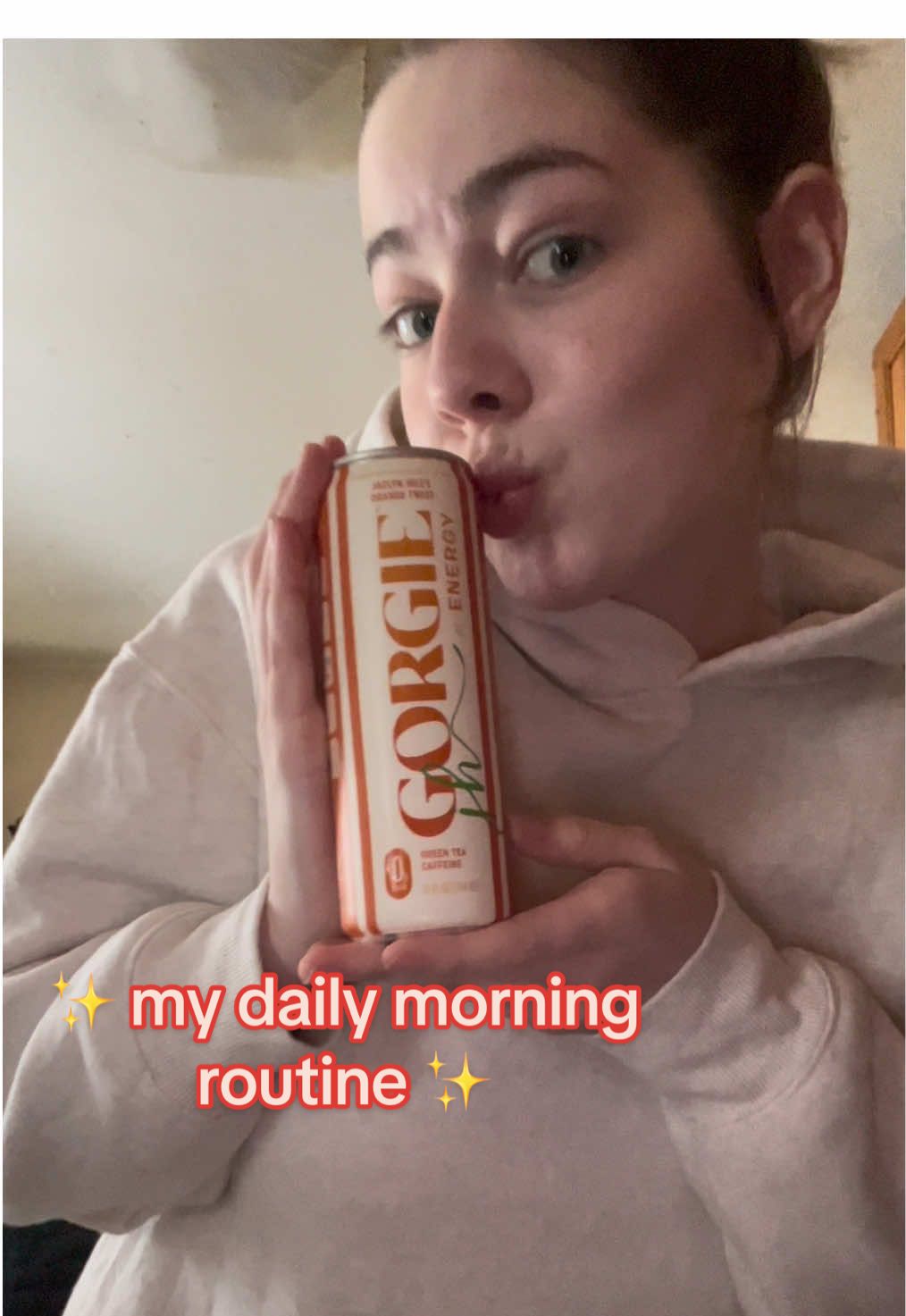 TikTok post by @kateerichardss for KenzKustomz. Caption reads: hi guys back again with another morning routine!!!....