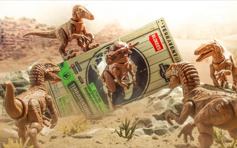 Instagram post by @97_parsecs_photography for Blokees. Caption reads: Blokees Terraventure is here!

I had so much fun....