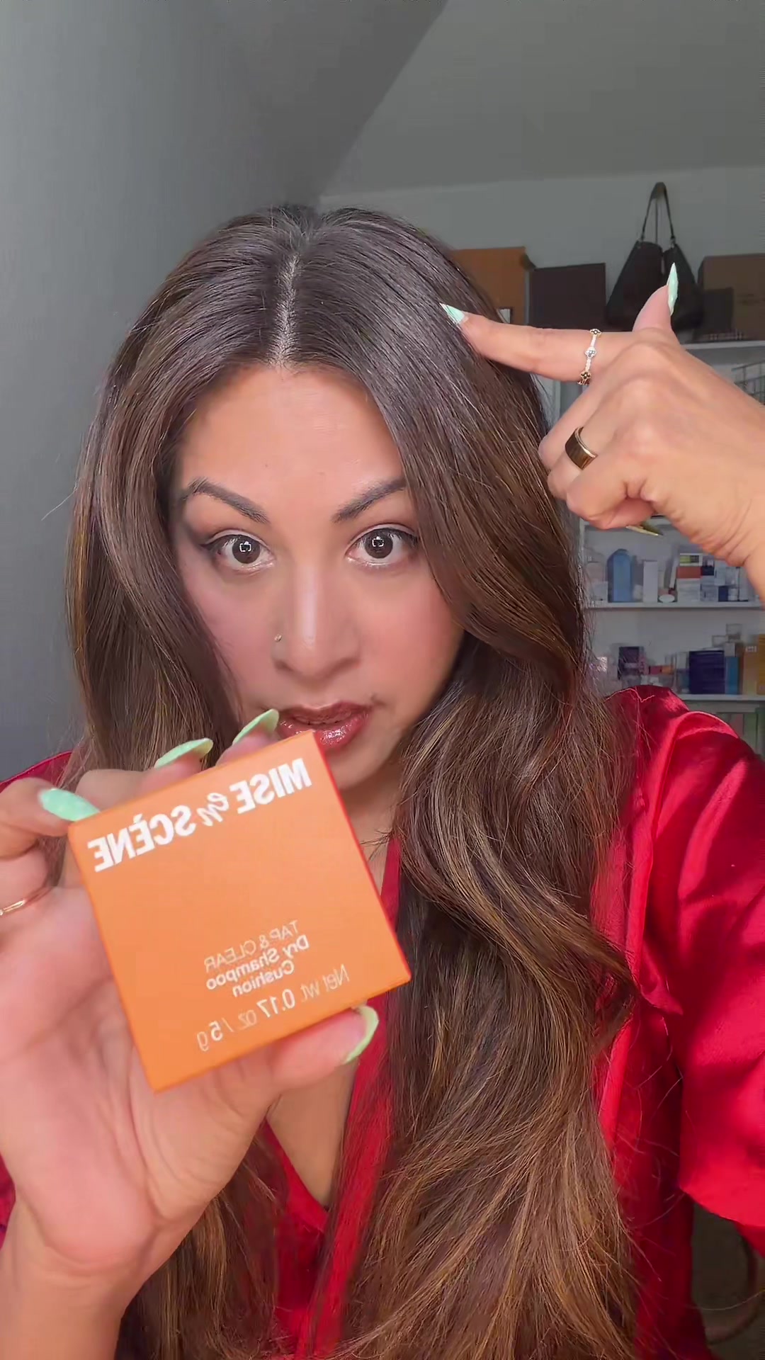 TikTok post by @staceyford100 for Mise En Scene. Caption reads: [...] cast!!!!! 🤯 Omg this really works!!....