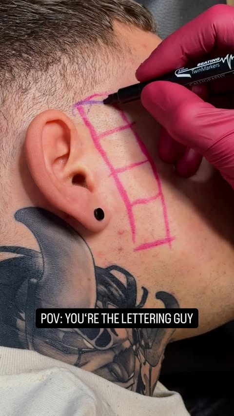 Instagram post by @sebfuryone for EZ Tattoo Supply. Caption reads: Eine meiner Lieblingsstellen :) Freehand....