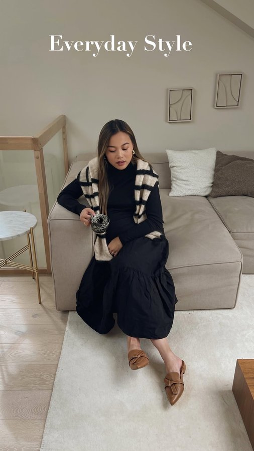 Instagram post by @lillehoang for Cubus. Caption reads: Ad, This is how i style my everyday fits with....