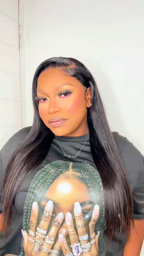 Instagram post by @nokuthula_prettynox for Luvme Hair. Caption reads: Installed and obsessed 😍 This glueless wig from....