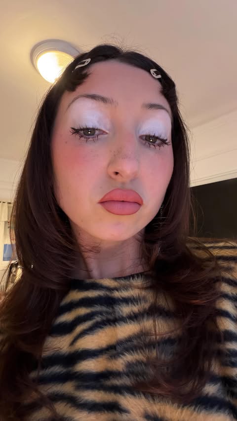 Instagram post by @ageorama for Depop. Caption reads: [...] lipstick in ‘Be My Bridesmaid’ or my @depop....