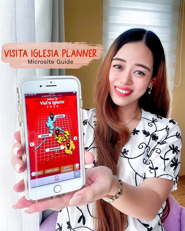 Instagram post by @mrsangel_sky for Jollibee. Caption reads: Hassle-free Holy Week, big thanks to @jollibee....