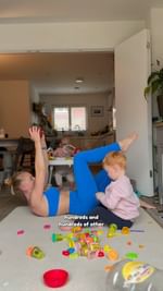 Instagram post by @charlielaunder for Elvie. Caption reads: [...] it? But this is when I started using the....