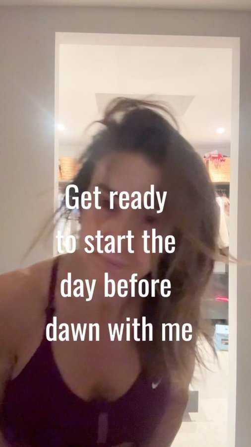 Instagram post by @katieincaptions for Vitable. Caption reads: Without sounding like a sicko, 5am - 7am is my....