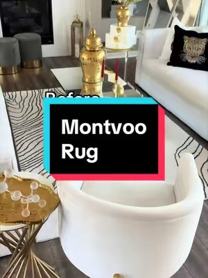 TikTok post by @sophiadecor for MontVoo Rugs. Caption reads: This is a 8x10 @MontVoo Rugs that is so so soft....