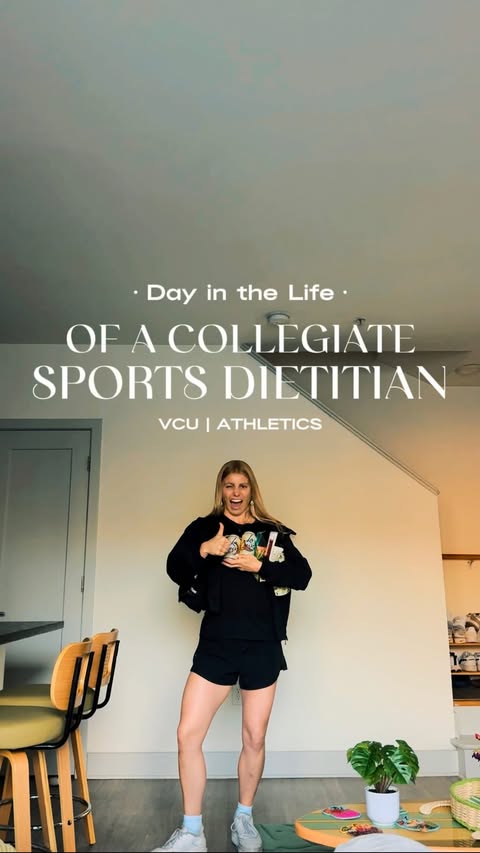 Instagram post by @dieteticsonthedaily for LaCroix Sparkling Water. Caption reads: A day in the life of a collegiate sports....