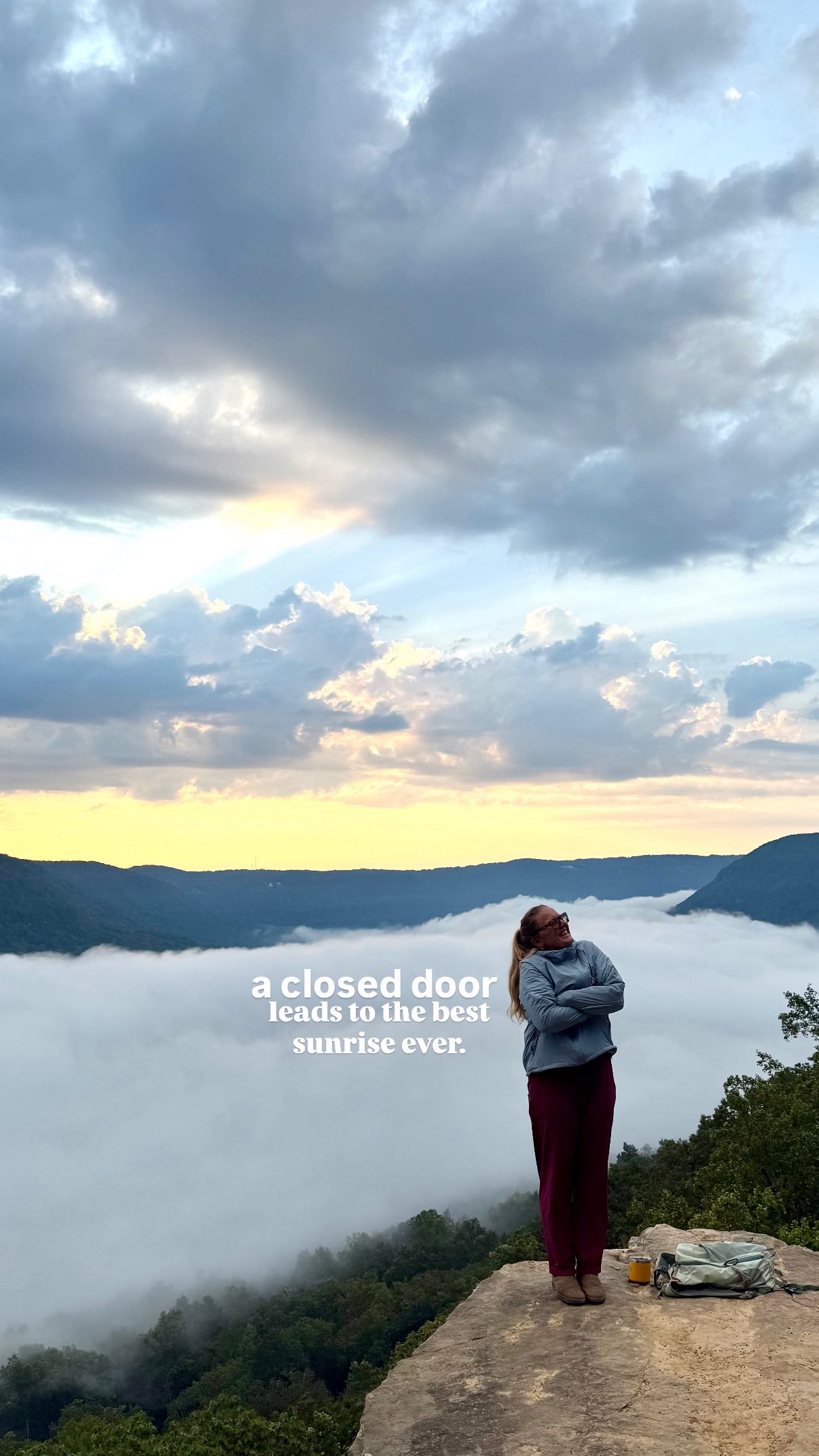 Instagram post by @abbycazam for Cotopaxi. Caption reads: [...] my cutest! 

My new Pacaya Jacket by....