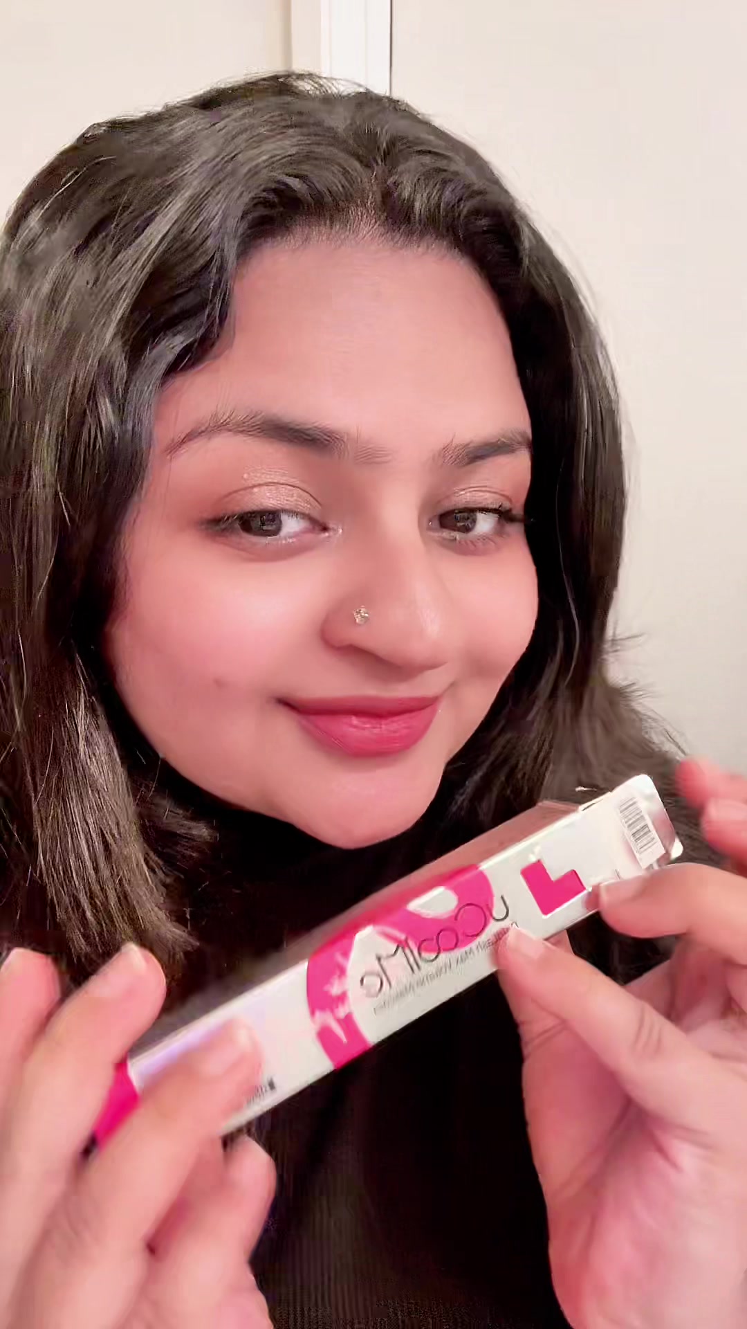 TikTok post by @farahvlogs10 for uCoolMe Lashes. Caption reads: @uCoolMe Makeup #@UCoolMeLashes #ucoolmelashes....